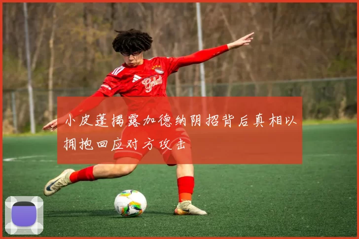 小皮蓬揭露加德纳阴招背后真相以拥抱回应对方攻击